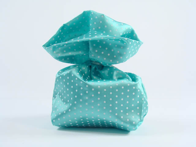 Sacchetto gr.satin pois tiffany a1519/g/39