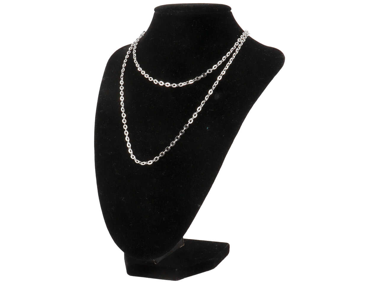 Collana a catena con maglia quadrata
