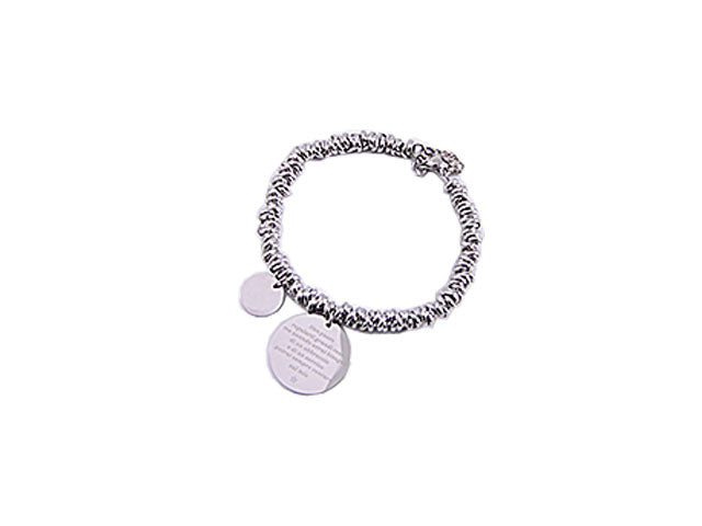 Bracciale acciaio sei la piccola stella