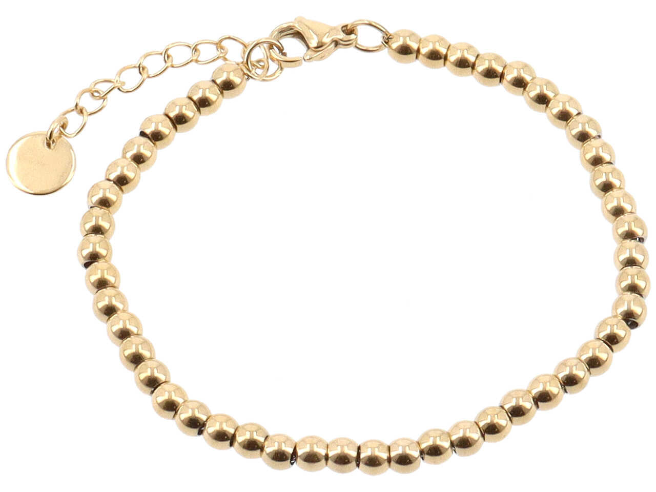 Bracciale sferette oro 1 misura
