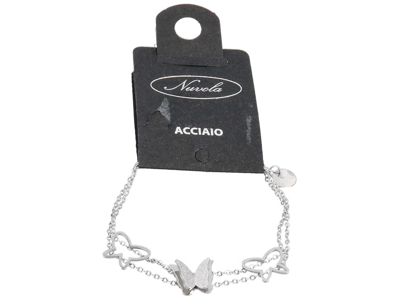 Bracciale 3farfalle 3d satin