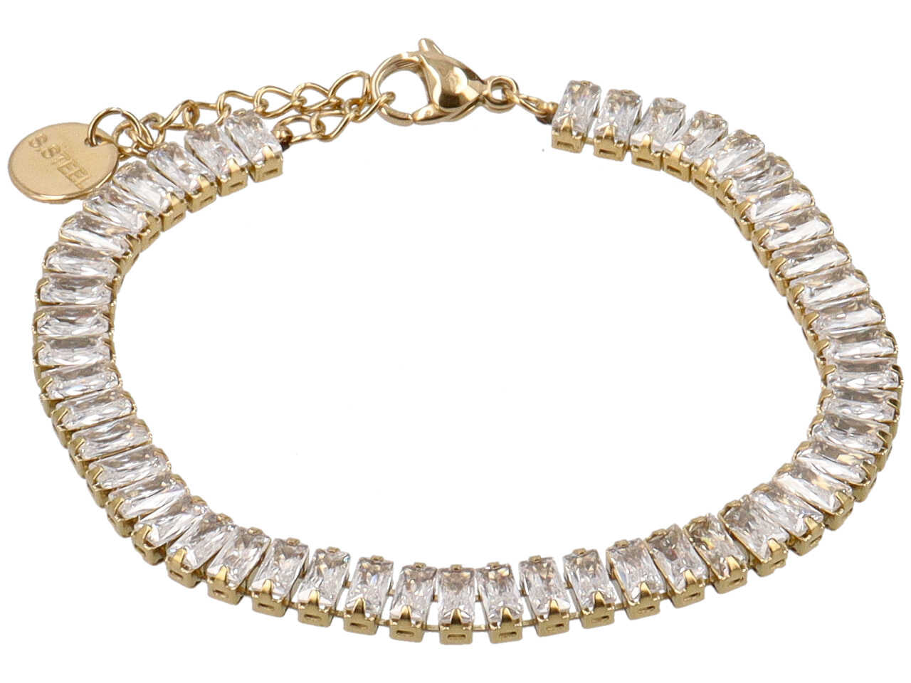 Bracciale oro tennis
