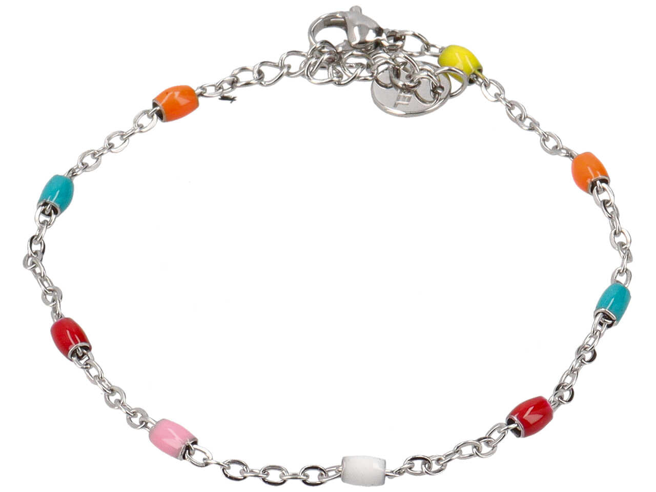 Bracciale con barilotti colorati