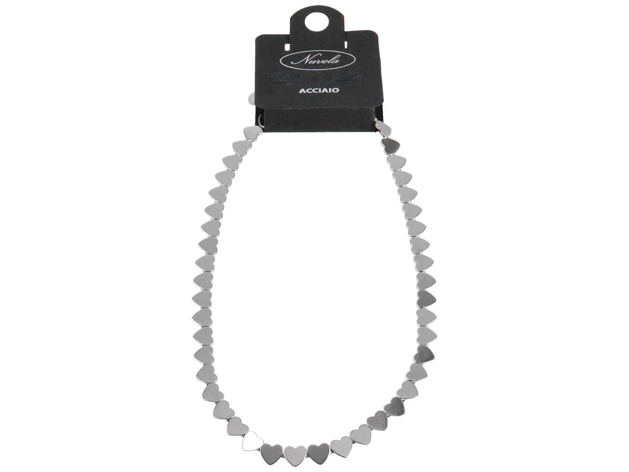 Collana 46 cuori uniti