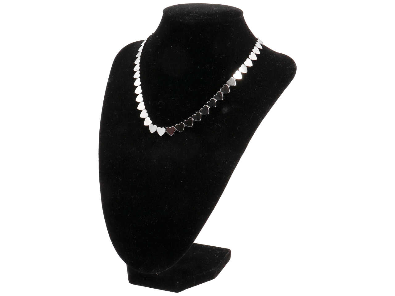 Collana 46 cuori uniti