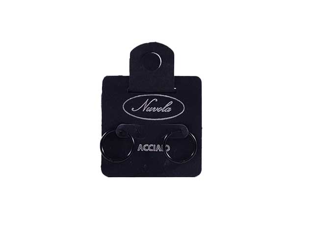 Cerchietto acciaio 14mm nero