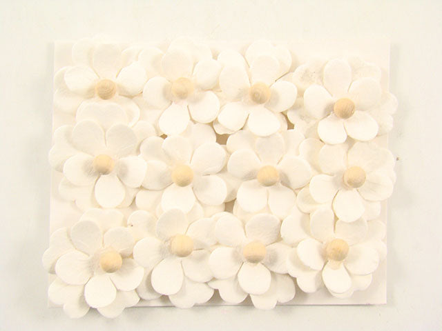 fiore 4cm 12pz avorio adesivo 28019/avo