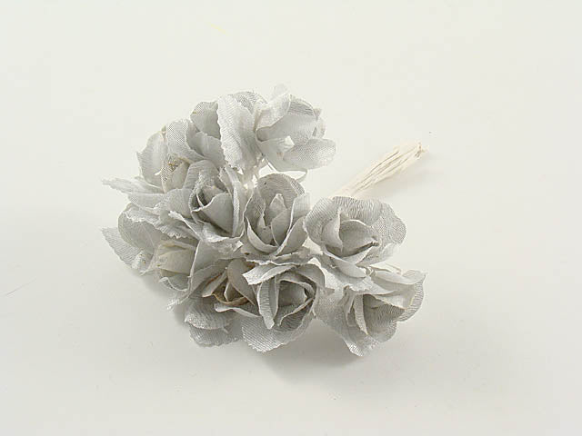 rosa media mazzolino 12pz silver 99931