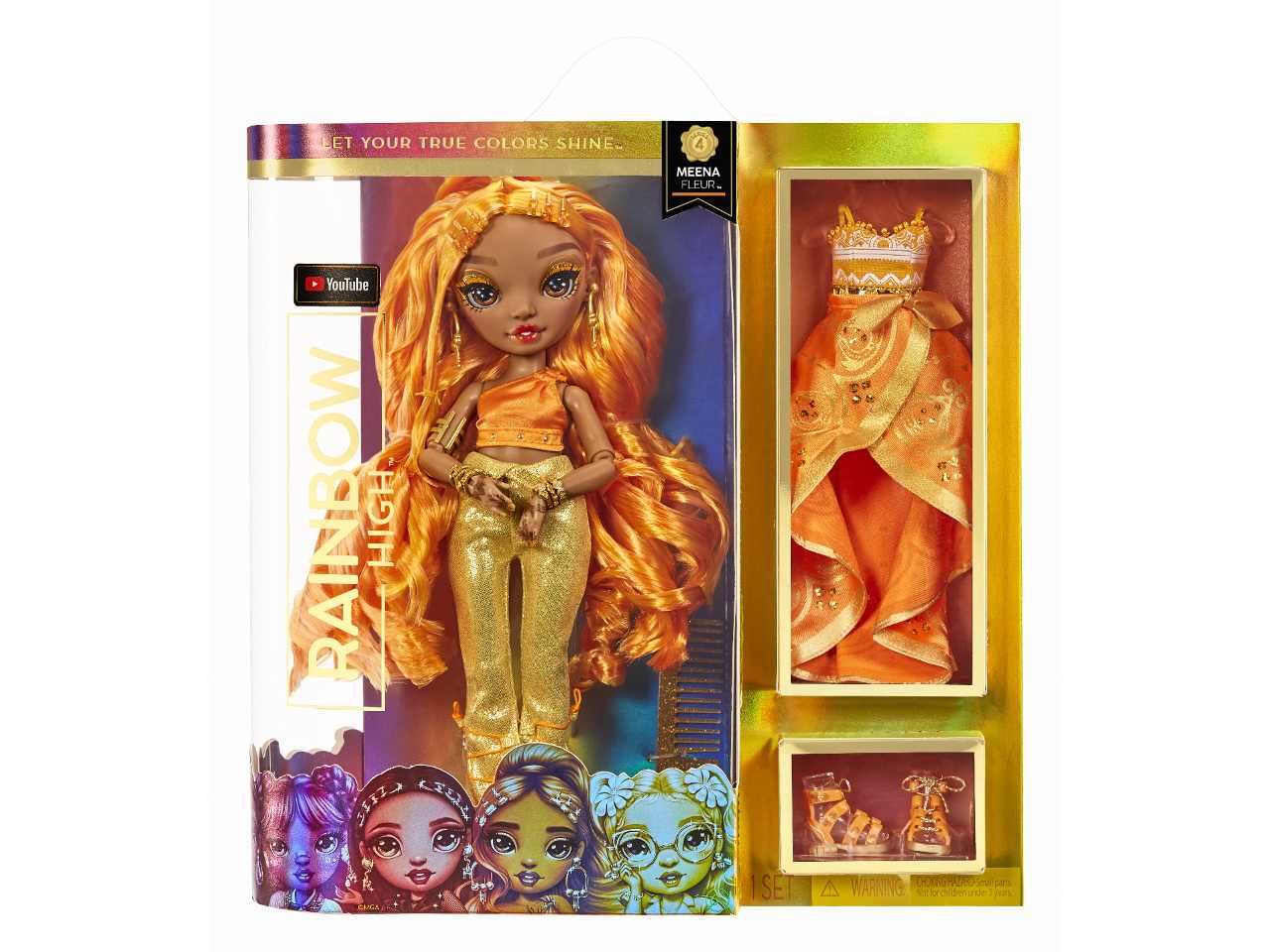 Rainbow high core fashion doll s4 meena fleur saffron
