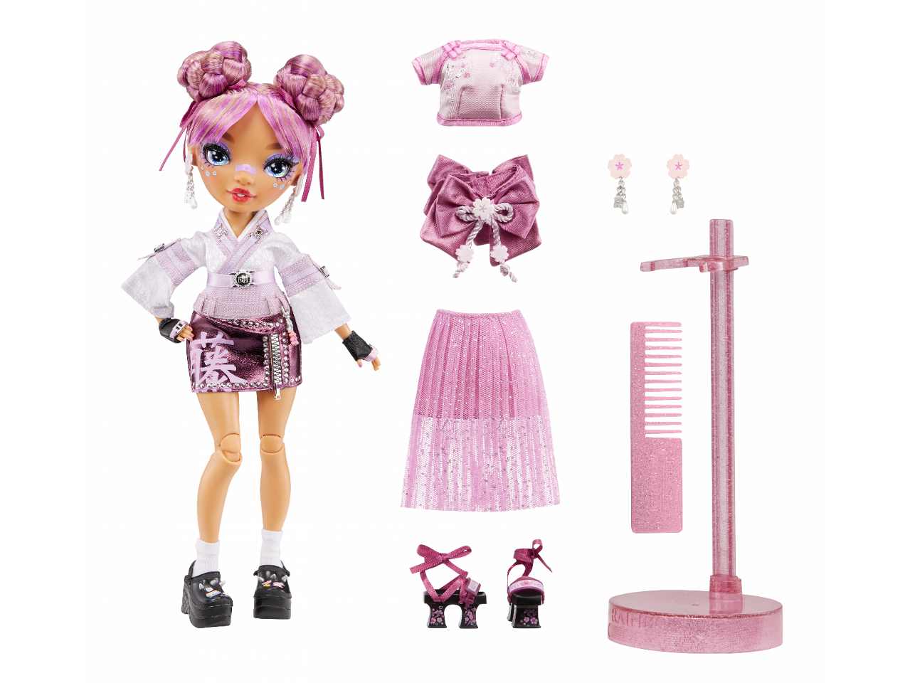 Rainbow high core fashion doll s4 lila yamamoto mauve