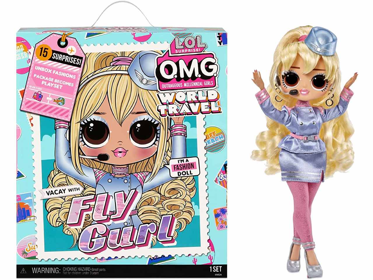 Lol surprise omg travel doll fly gurl 579168