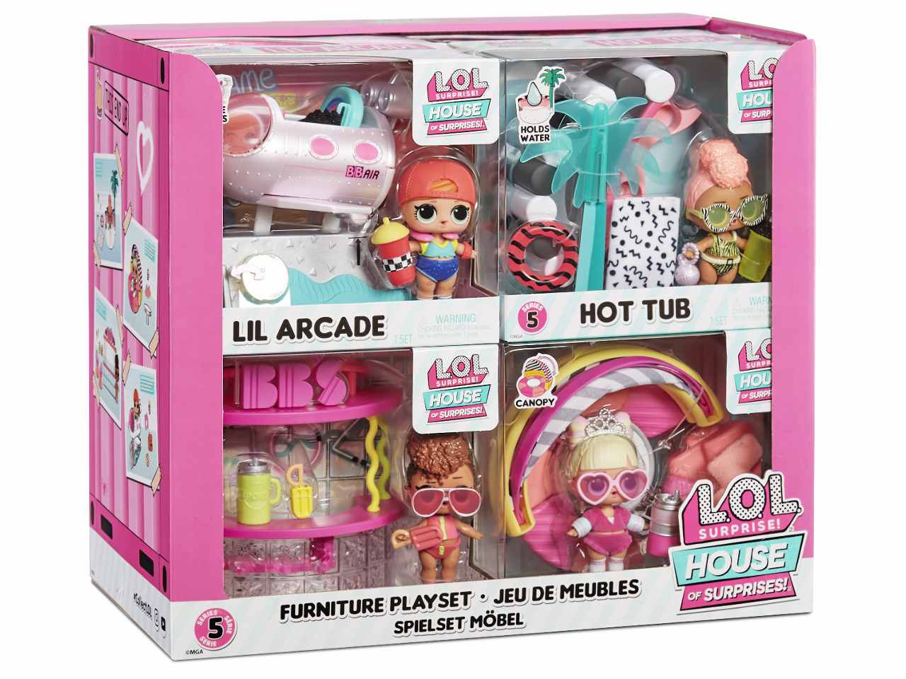 lol surprise furniture playset 581642