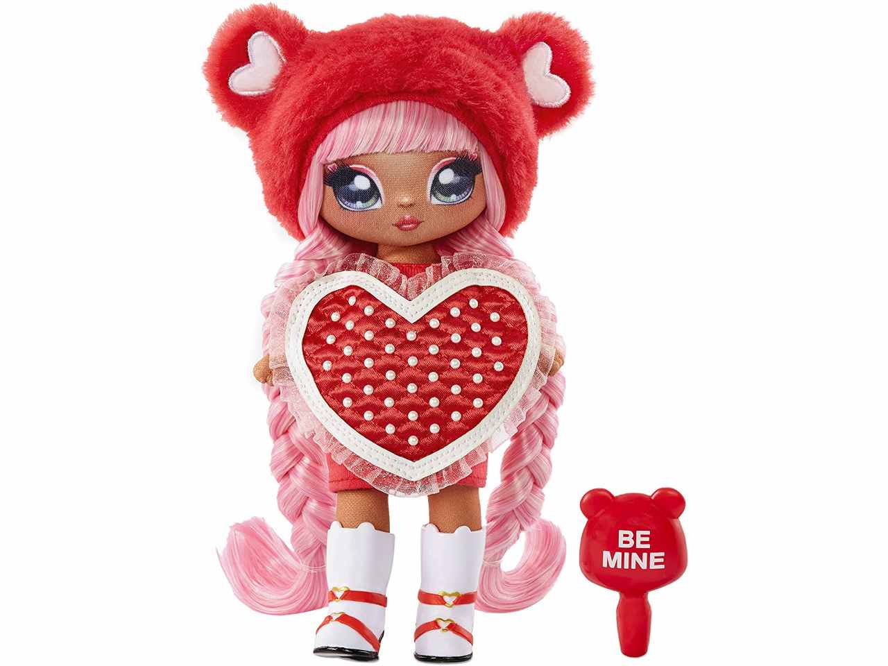Nanana surprise red heart bear 581291