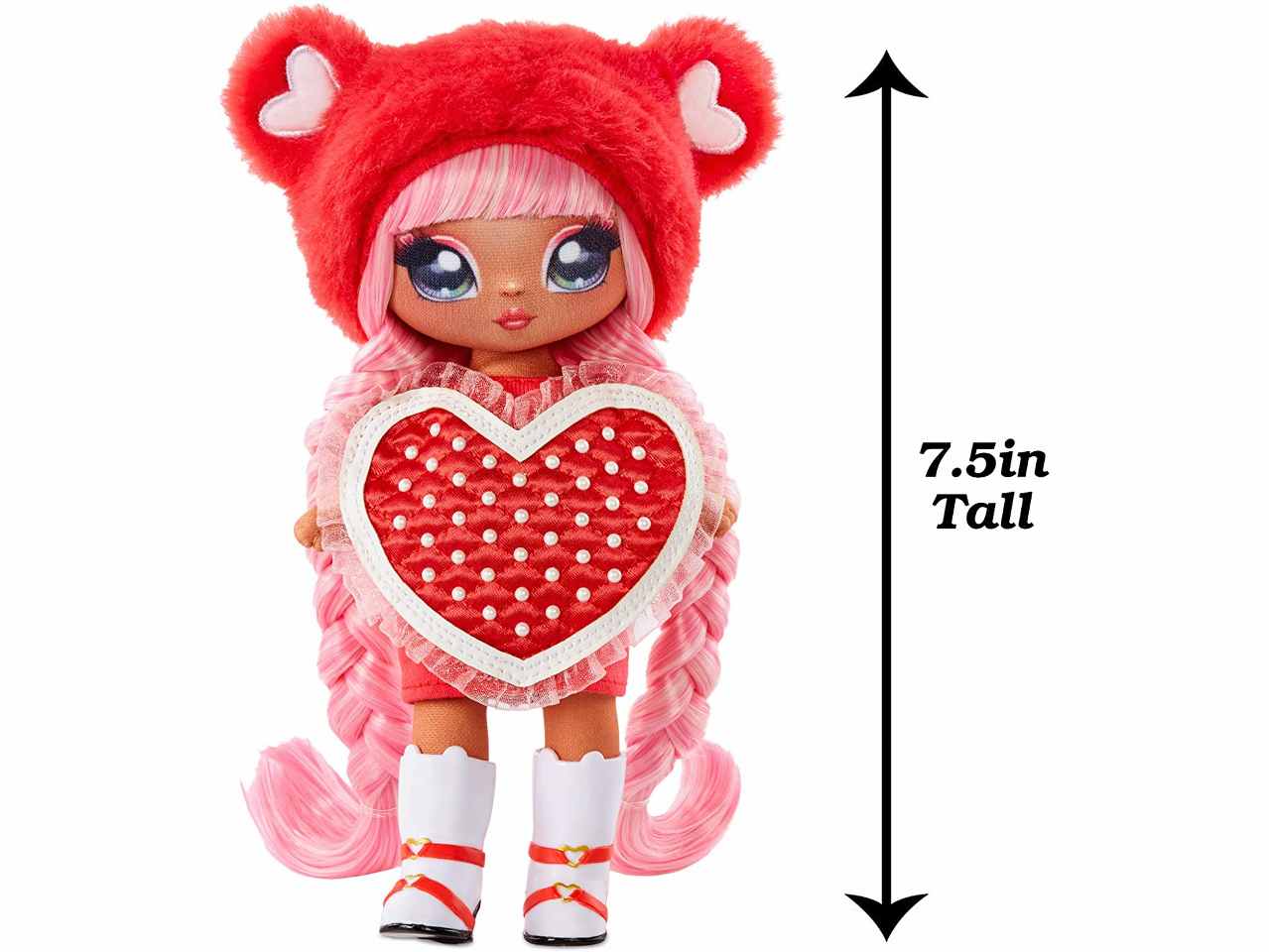 Nanana surprise red heart bear 581291