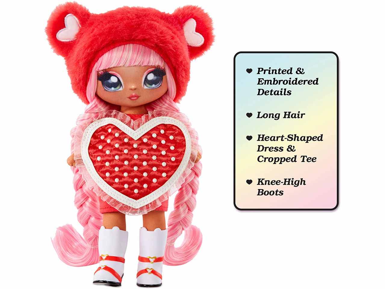 Nanana surprise red heart bear 581291