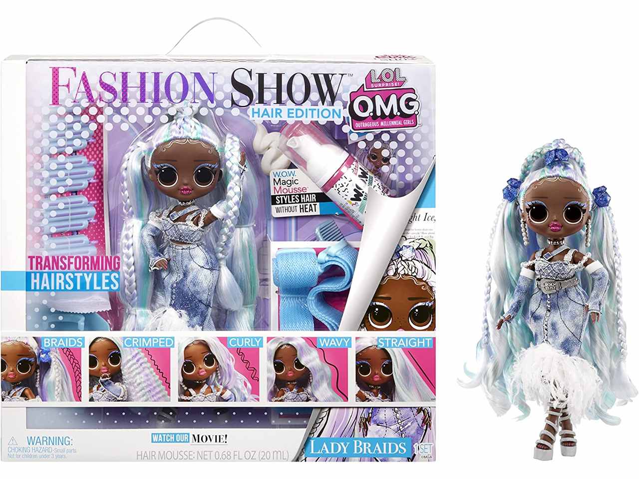 Lol surprise omg fashion show lady braids 584285