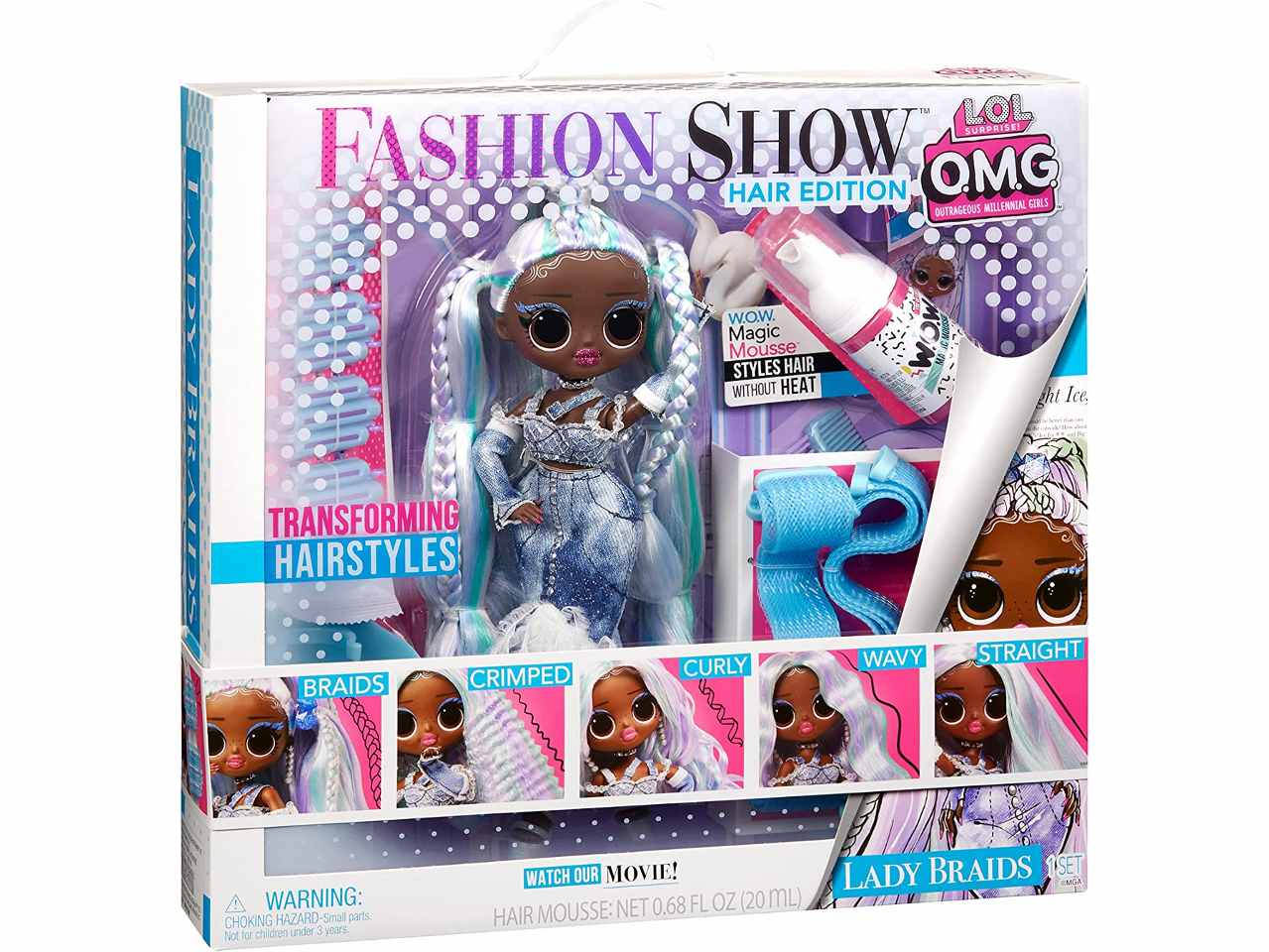 Lol surprise omg fashion show lady braids 584285