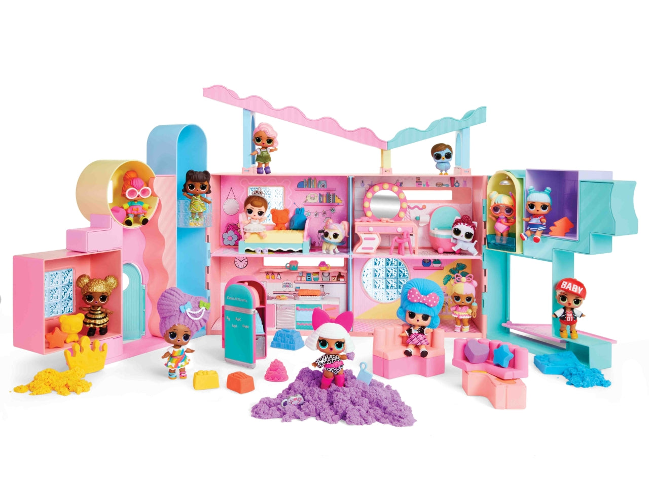 L.o.l. surprise squish sand magic house per lol tots