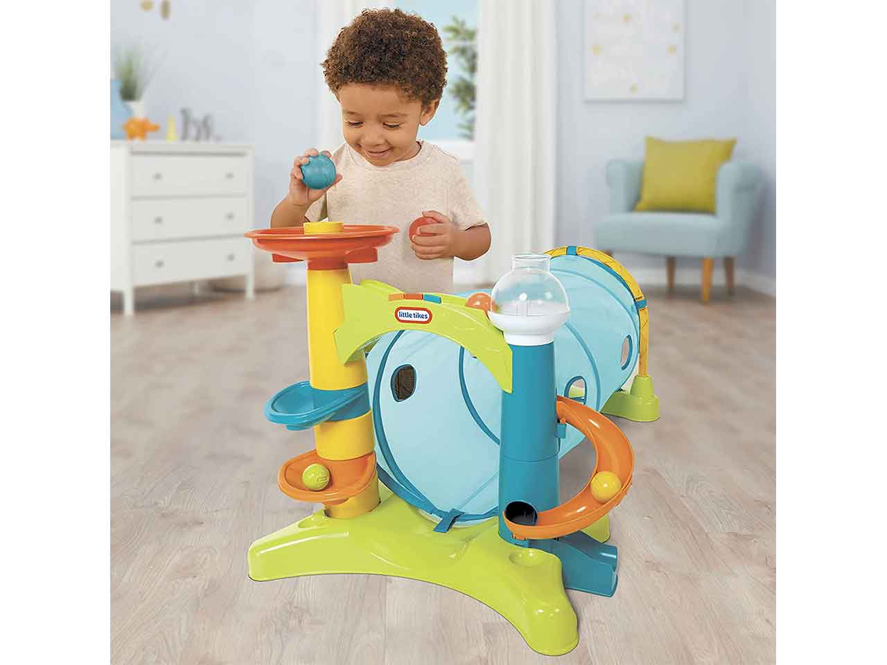 Little tikes 2-in-1 activity tunnel 658365euc