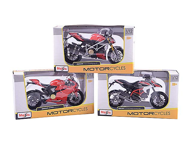 Maisto moto ducati 1:12 90656.012