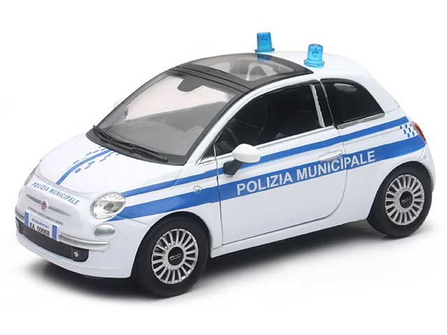 auto 1:24 fiat 500 polizia locale 71393