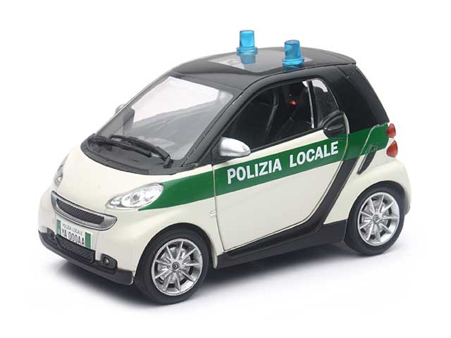 Auto 1:24 smart polizia locale 71453