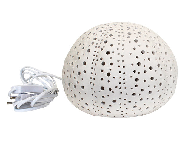 lampada pietra traforata 600100bi