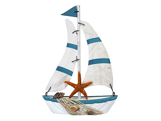 barca d'appoggio in legno h23x16cm 318-14