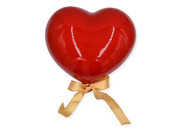 pallone cuore 17cm rosso cuore17ross