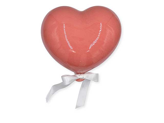 pallone cuore 17cm rosa cuore17pink