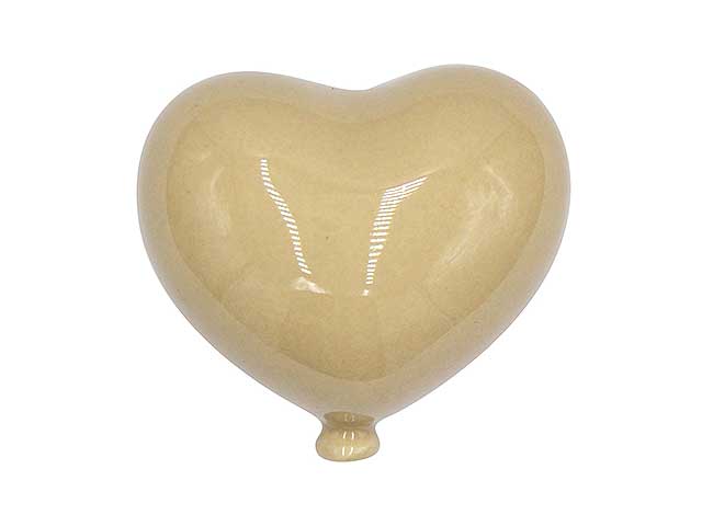 pallone cuore 6cm c/magnete beige cuore08bei
