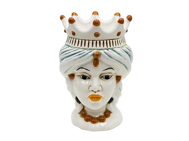 testa moro donna h23cm arancio 23-8