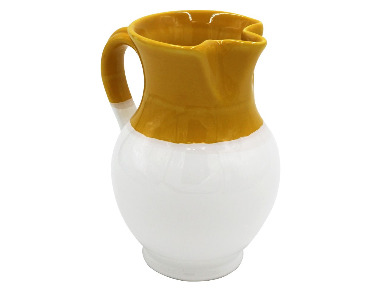 Brocca bicolore giallo