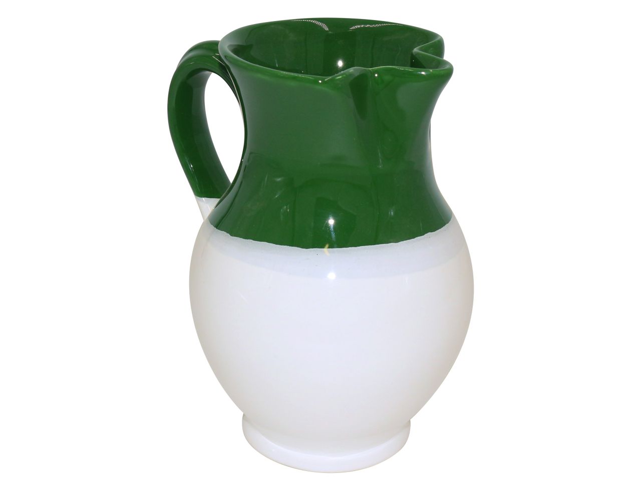 Brocca bicolore verde