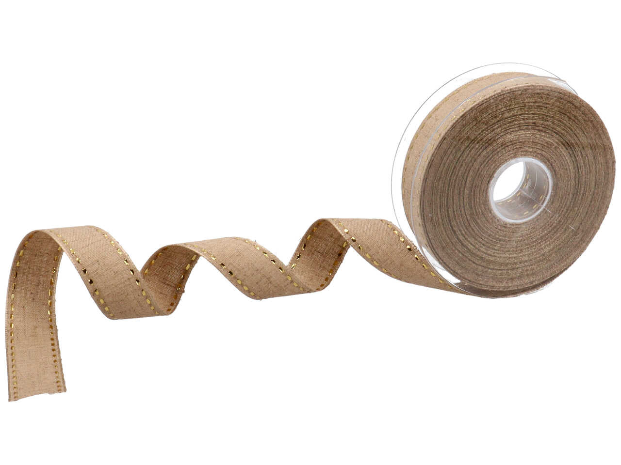 Nastro couture lino lame 25mmx20mt altri col corda/oro