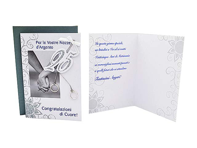 Biglietto augurale per matrimonio