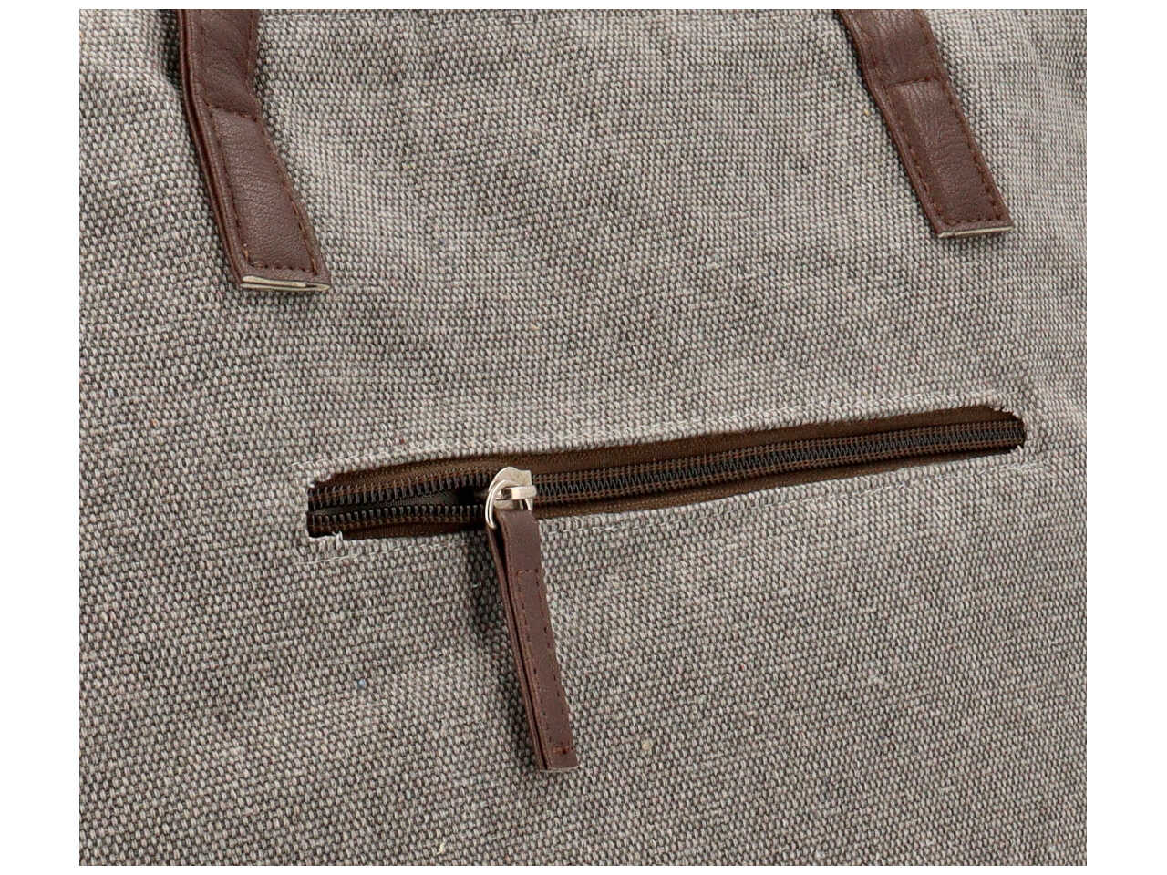 Borsa spiaggia stella militare grigia