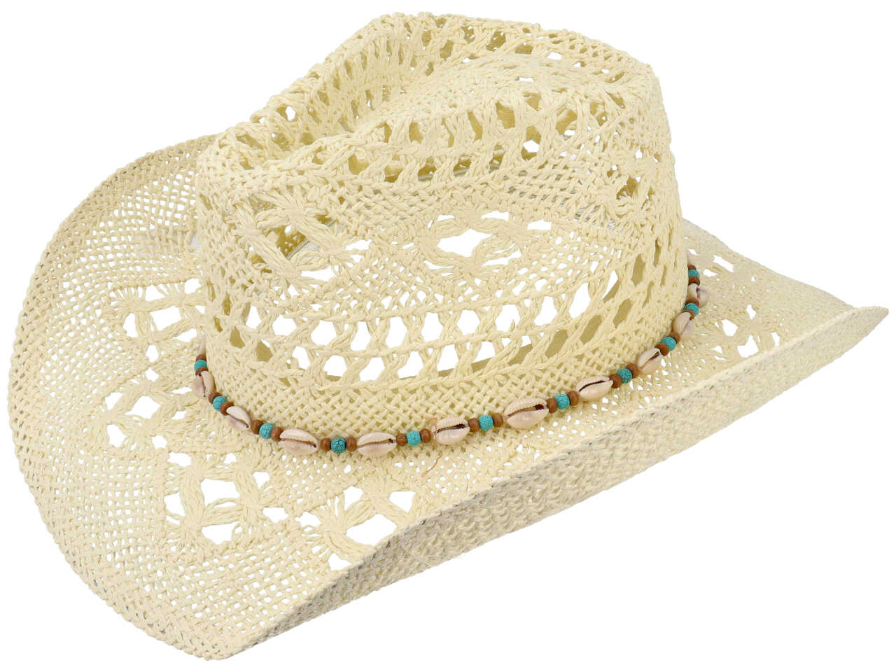 Cappello mare cowboy naturale taglia 57-59