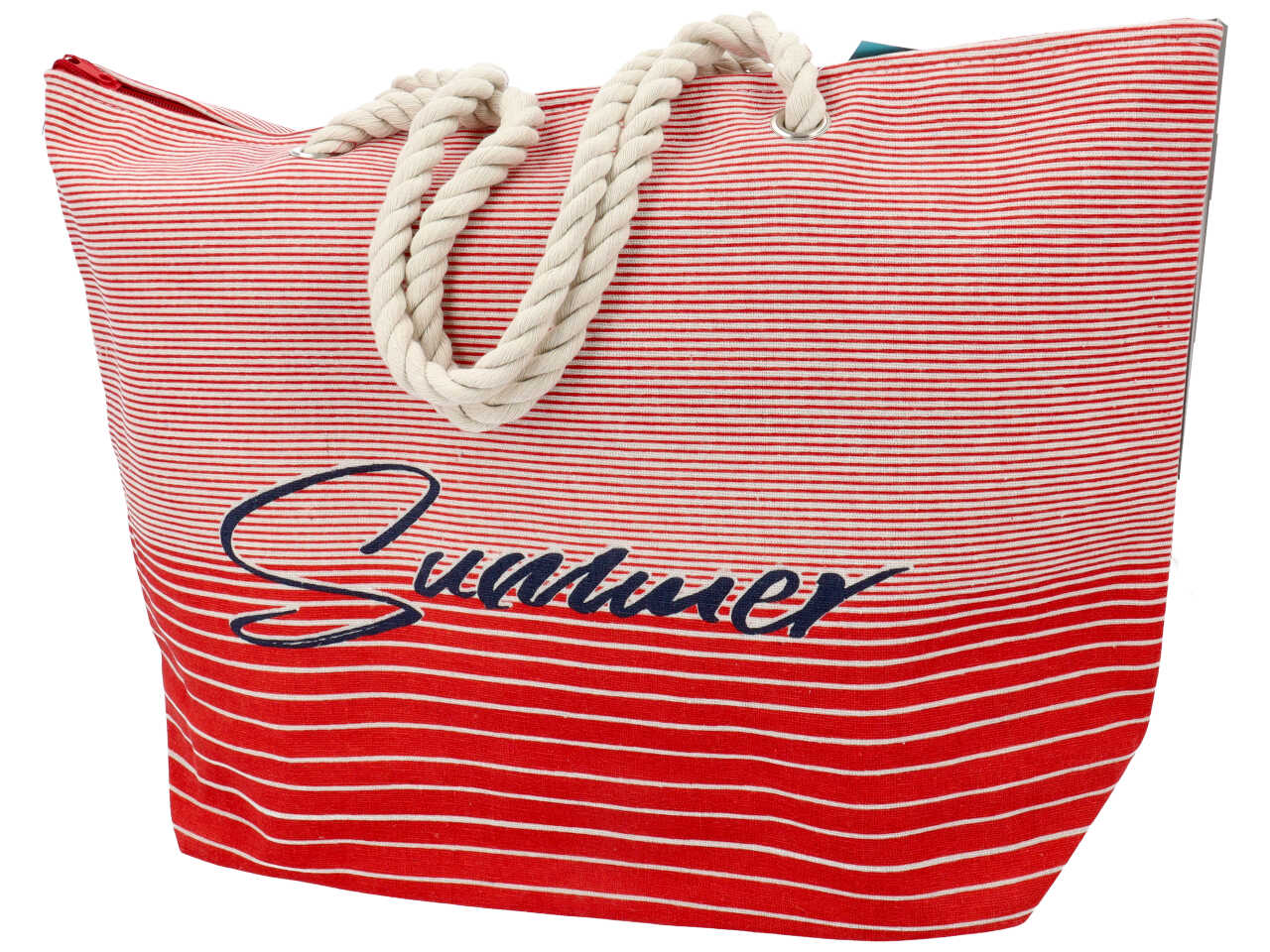 Borsa spiaggia rosso 51x38x14cm