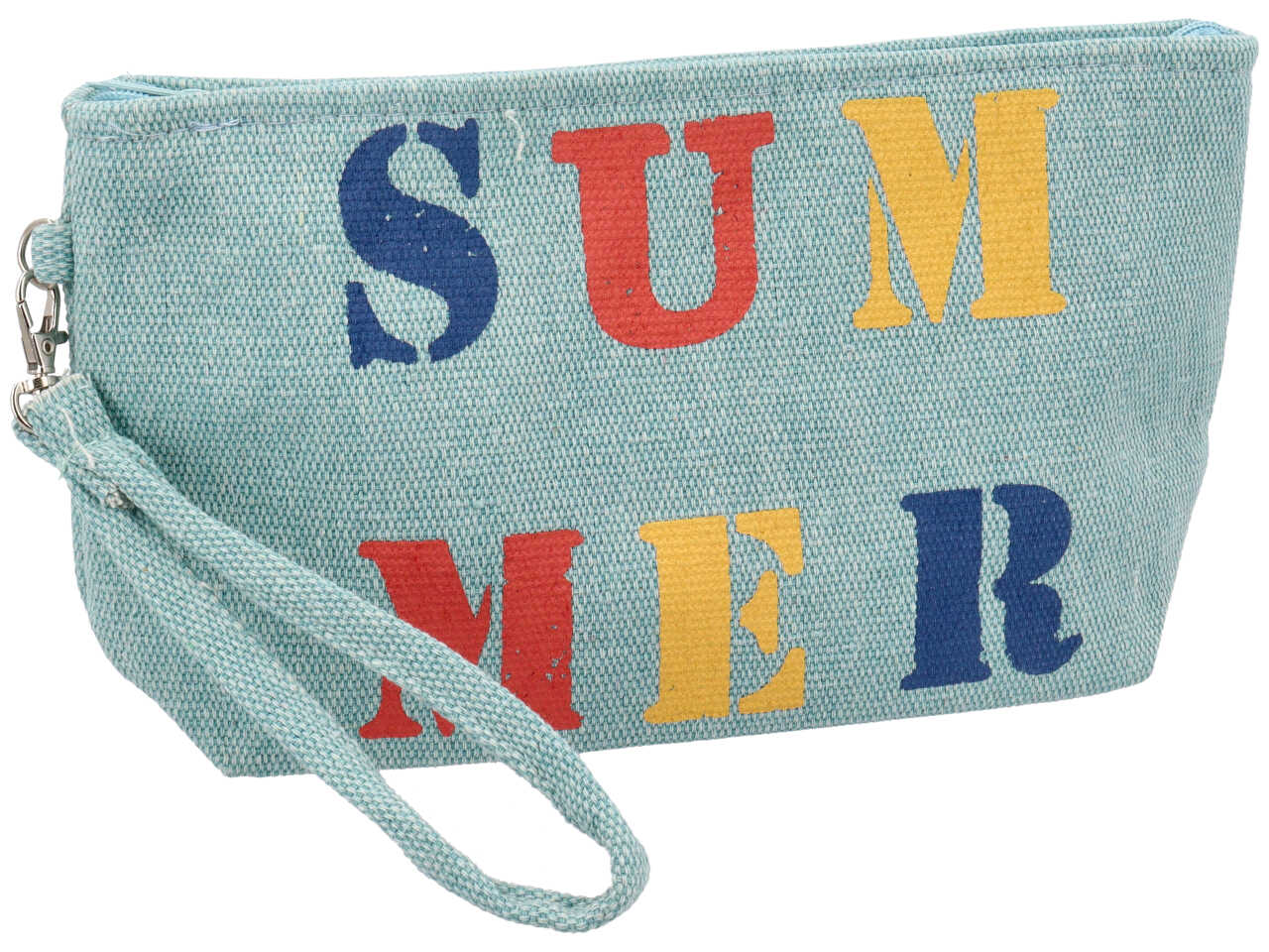Pochette summer 19x14x7 colore turchese