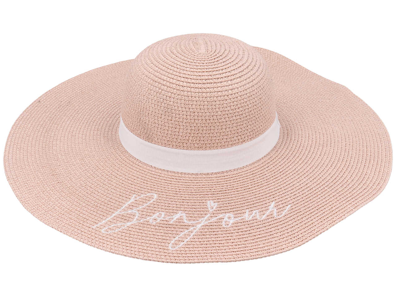 Cappello pamela bonjour colore rosa