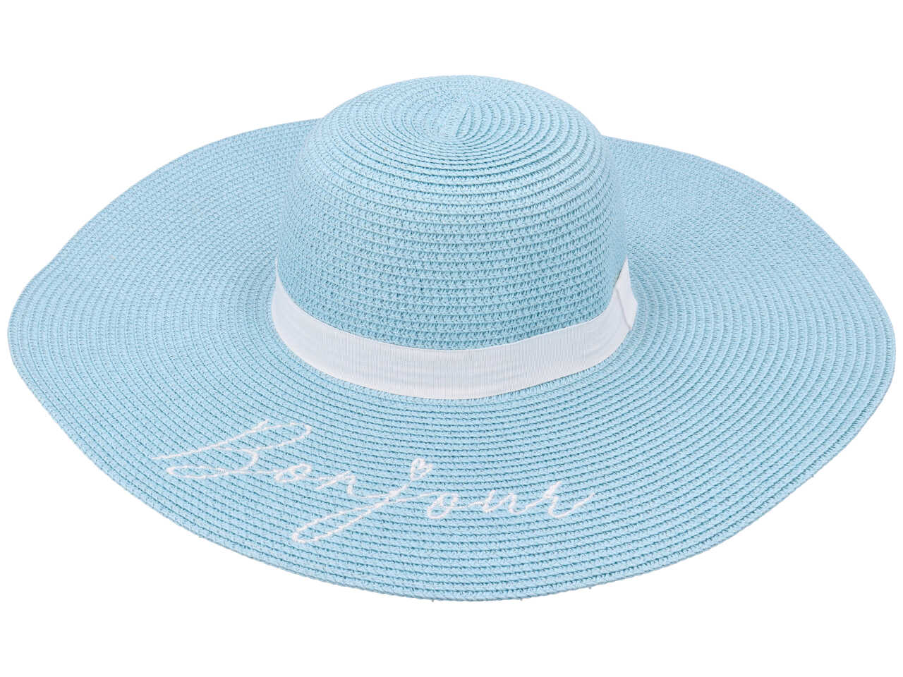 Cappello pamela bonjour colore turchese