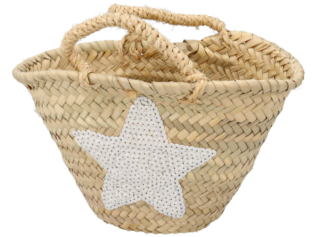Borsetta mini con stella colore bianco