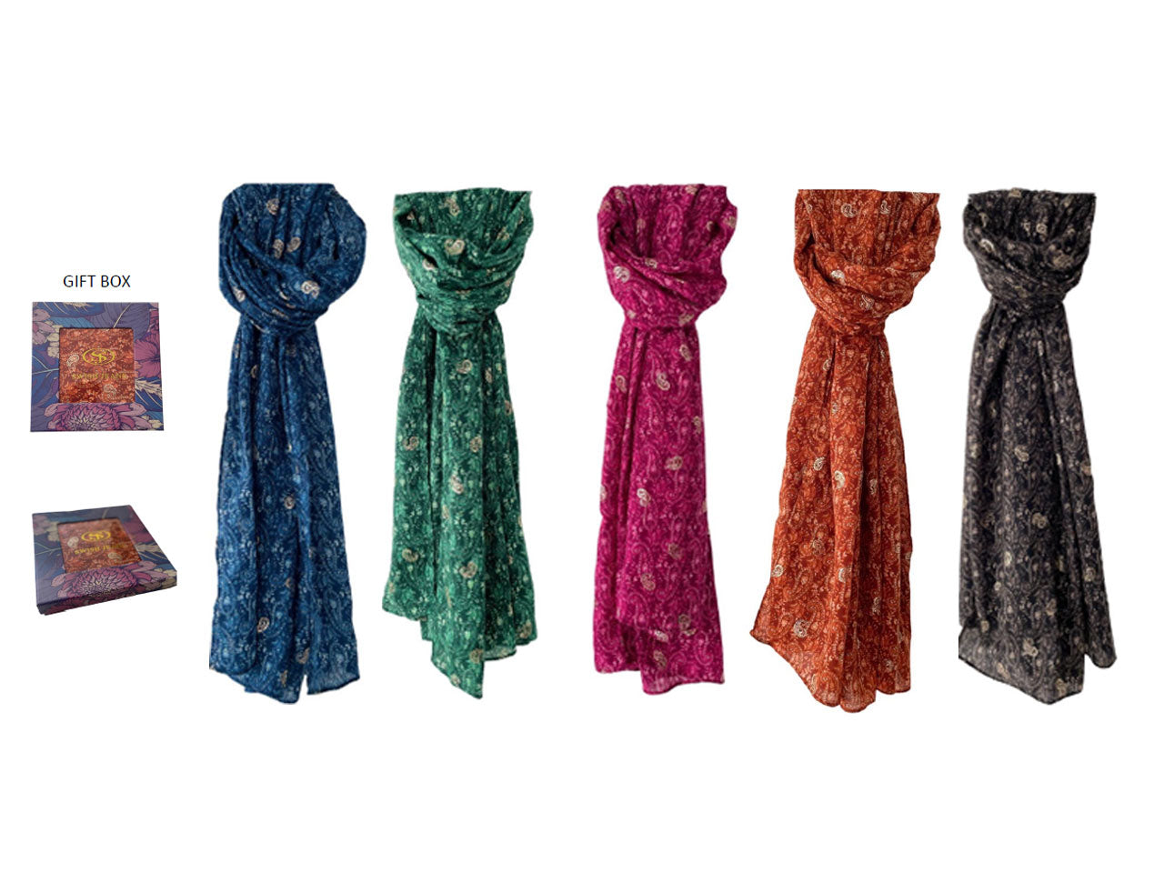 Sciarpa swish jeans colori assortiti
