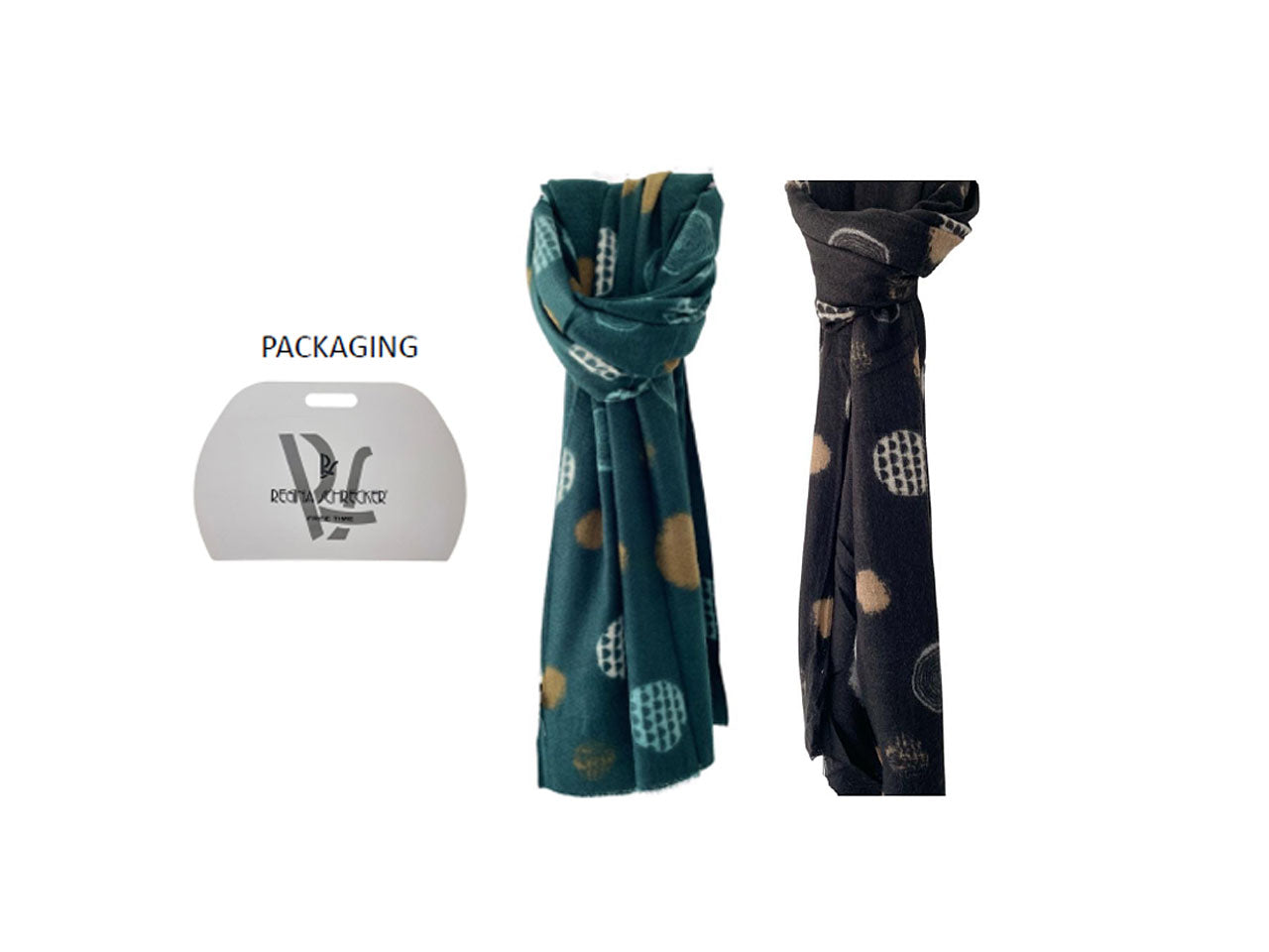 Sciarpa regina schrecker colori assortiti