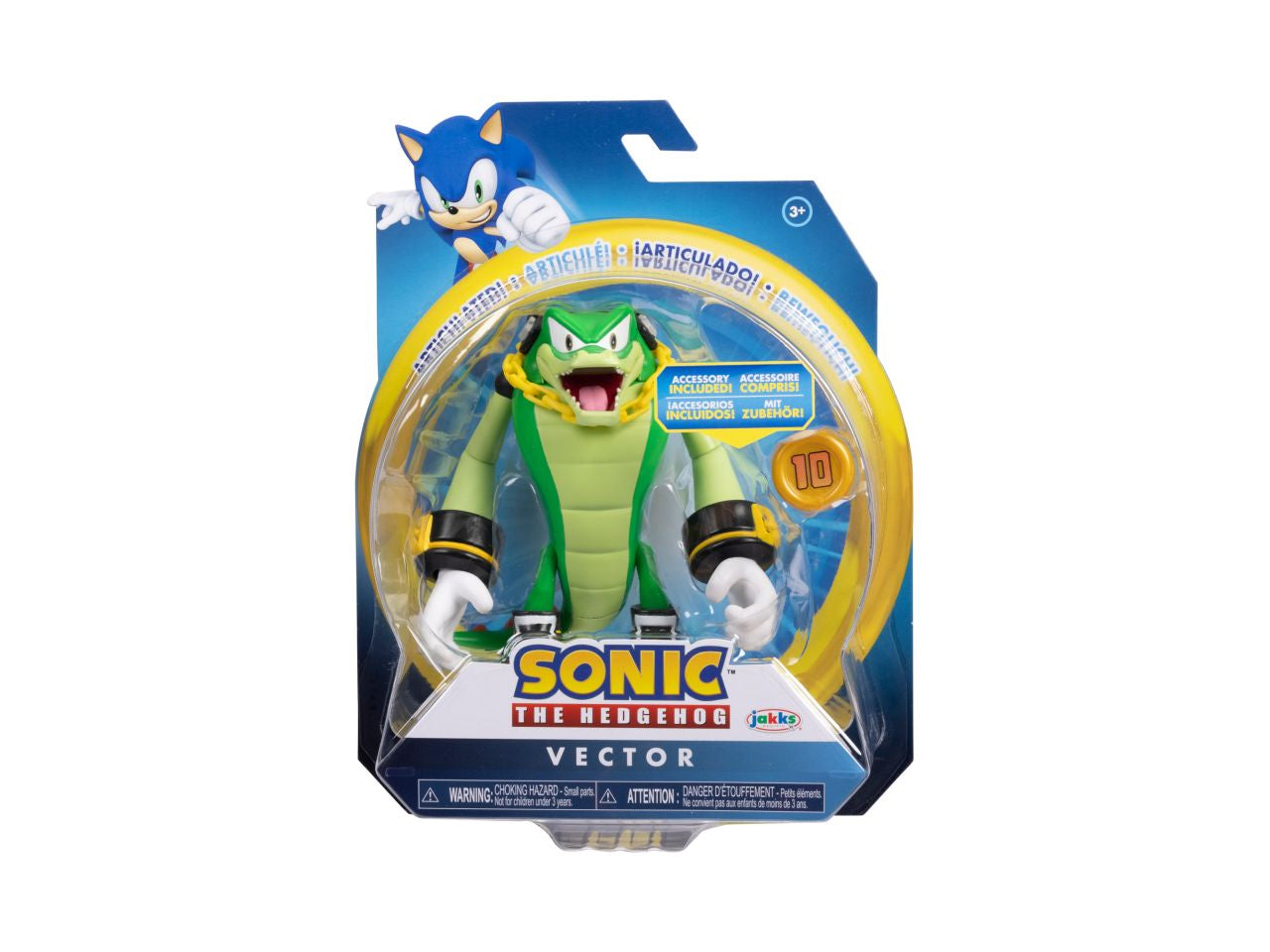 Sonic personaggio articolati 10cm con accessorio