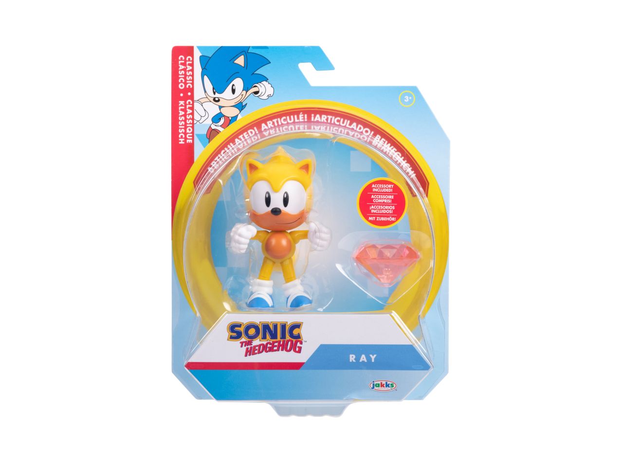 Sonic personaggio articolati 10cm con accessorio
