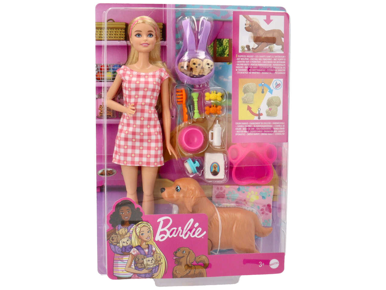 Barbie cuccioli blonde 2022 hck75-0