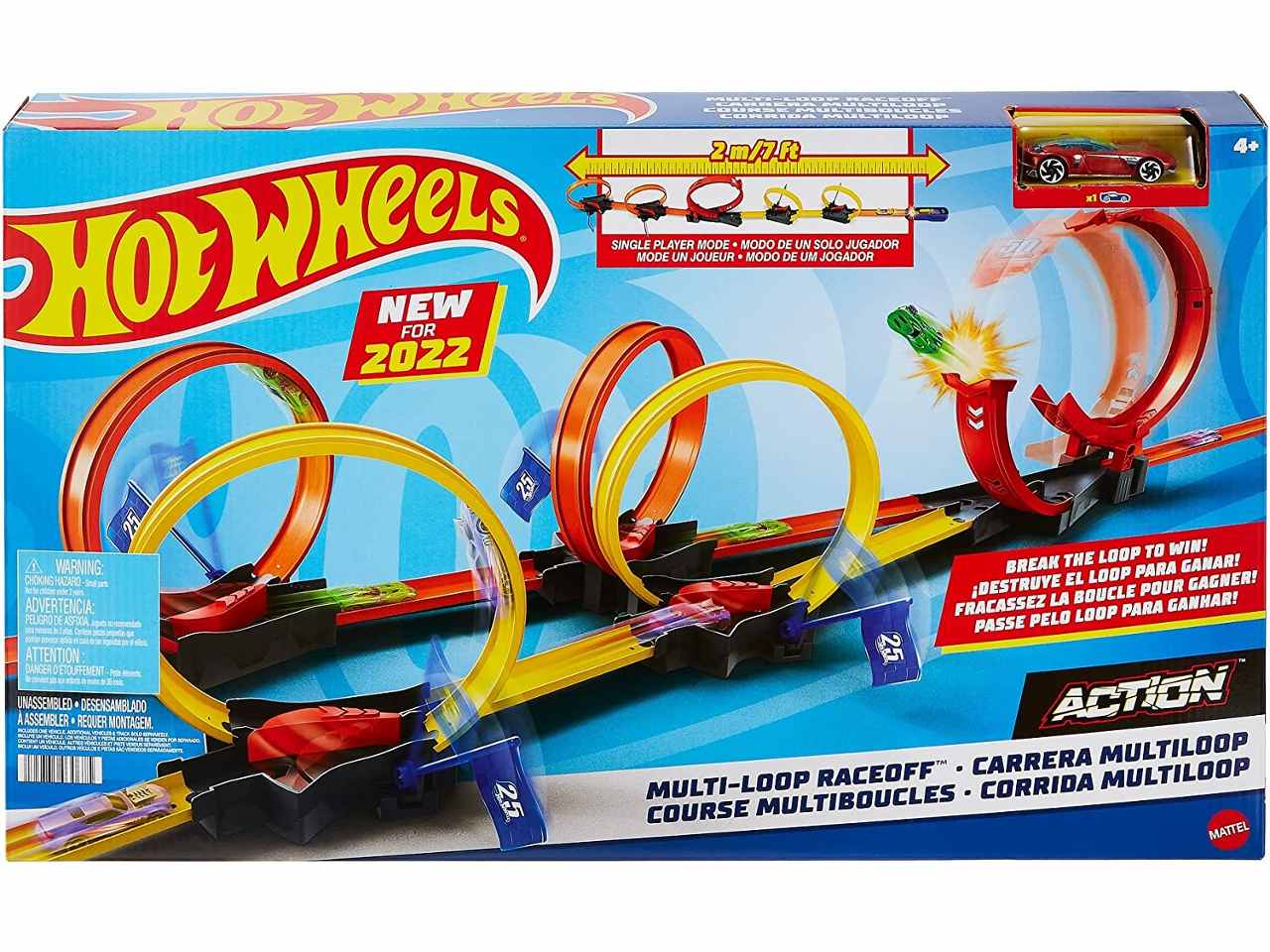 Hot weels action multi loop race-off hdr83