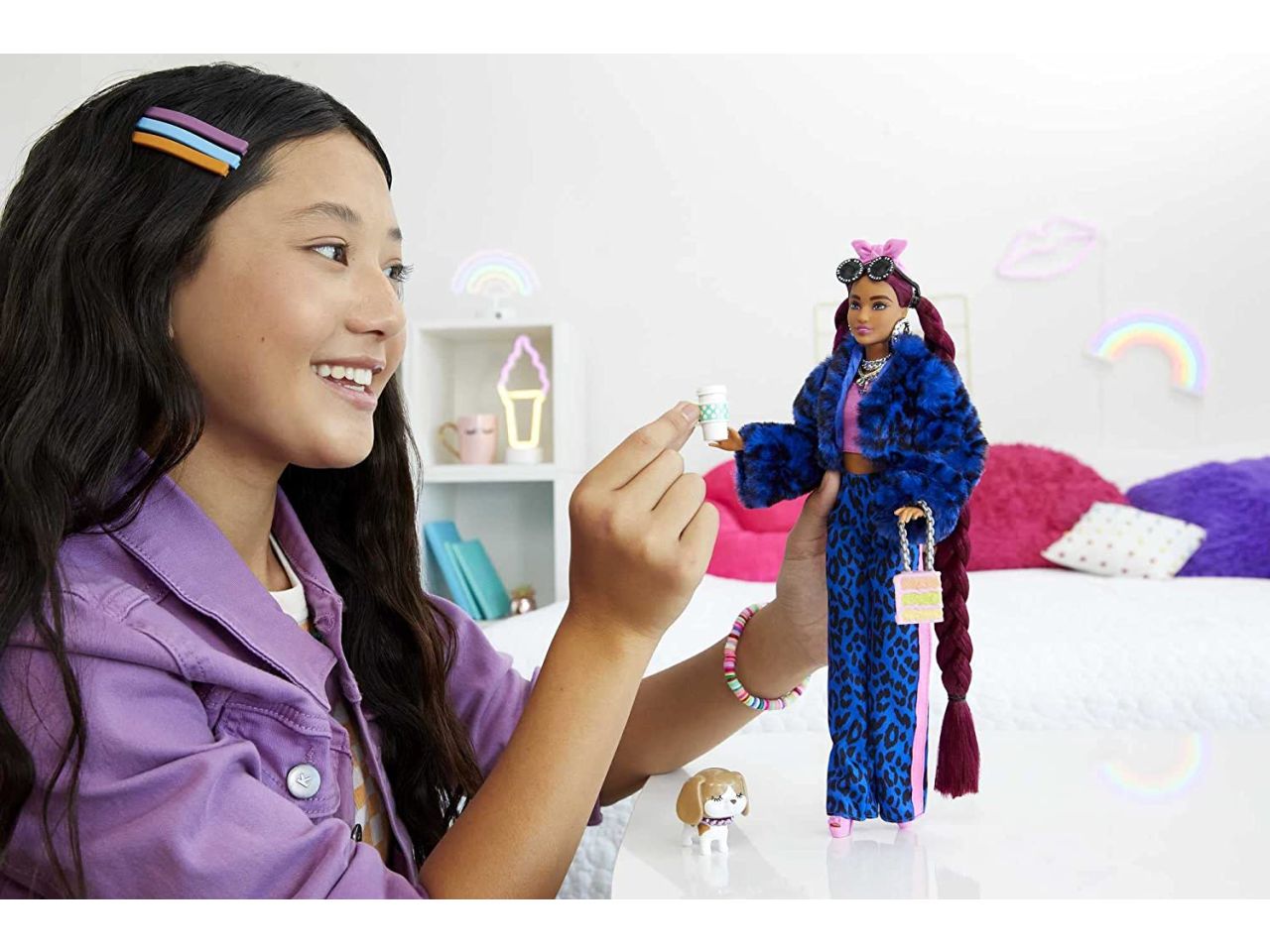 Barbie extra denim con capelli rossi